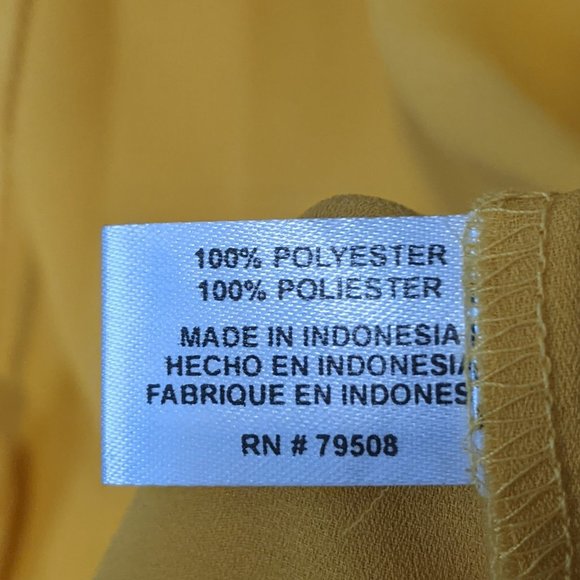 Violet + Claire Yellow Sleeveless Blouse Medium - Picture 4 of 7